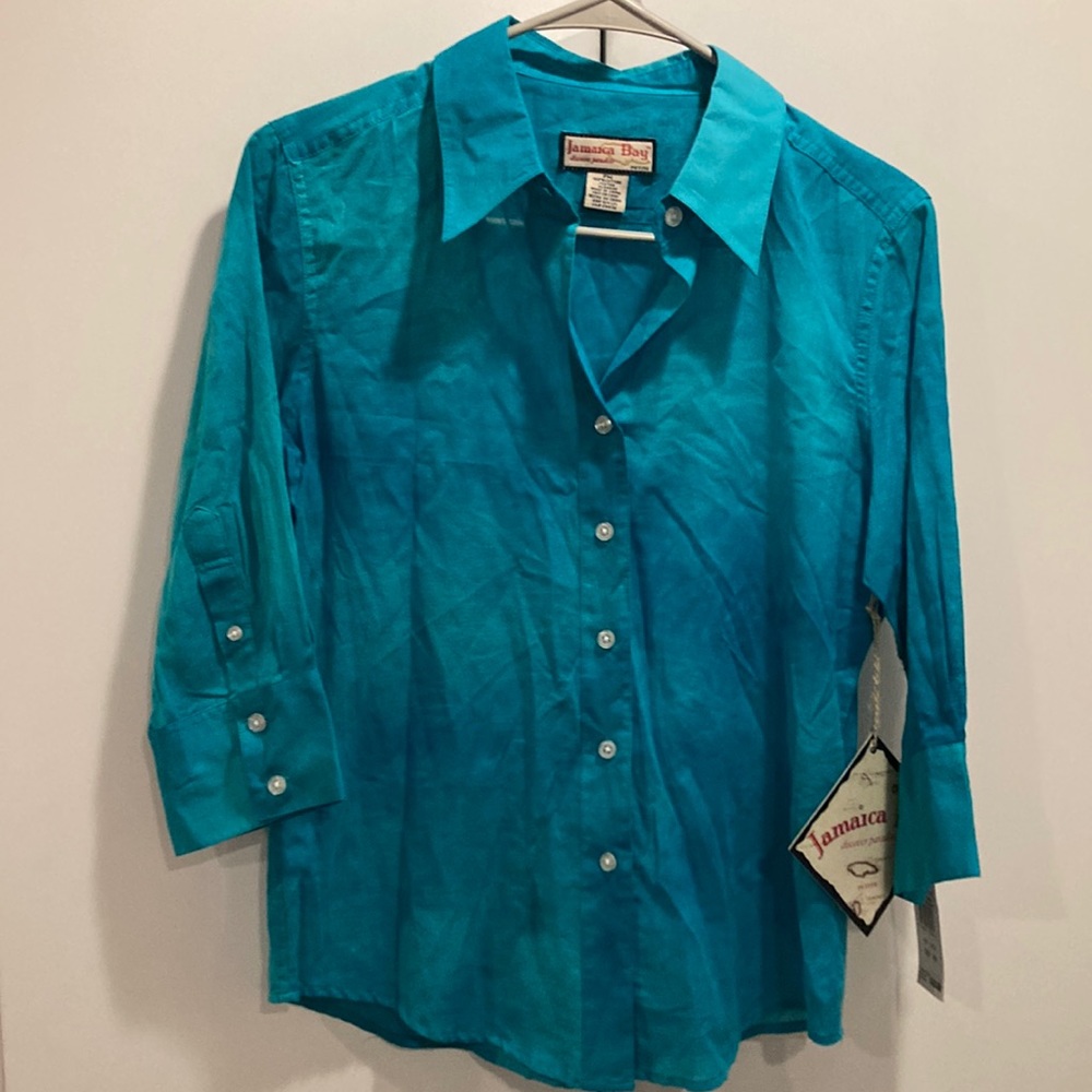 Jamaica Bay blue lightweight button up